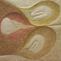 Landscape of Fruts,plaster,2007,100x100 cm