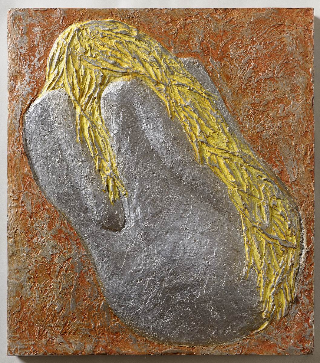 2011,Zrod 3 ,cín, 31x27 cm