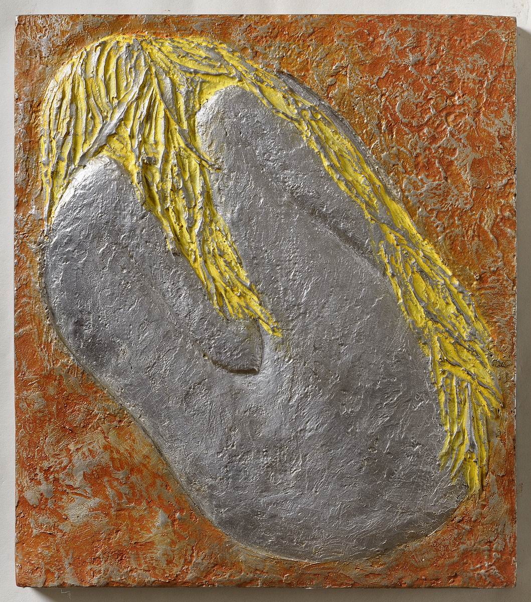 2011,Zrod 6 ,cín, 31x27 cm