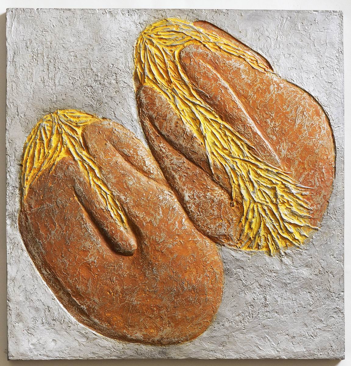 2011,Zrození ,cín, 36x36 cm