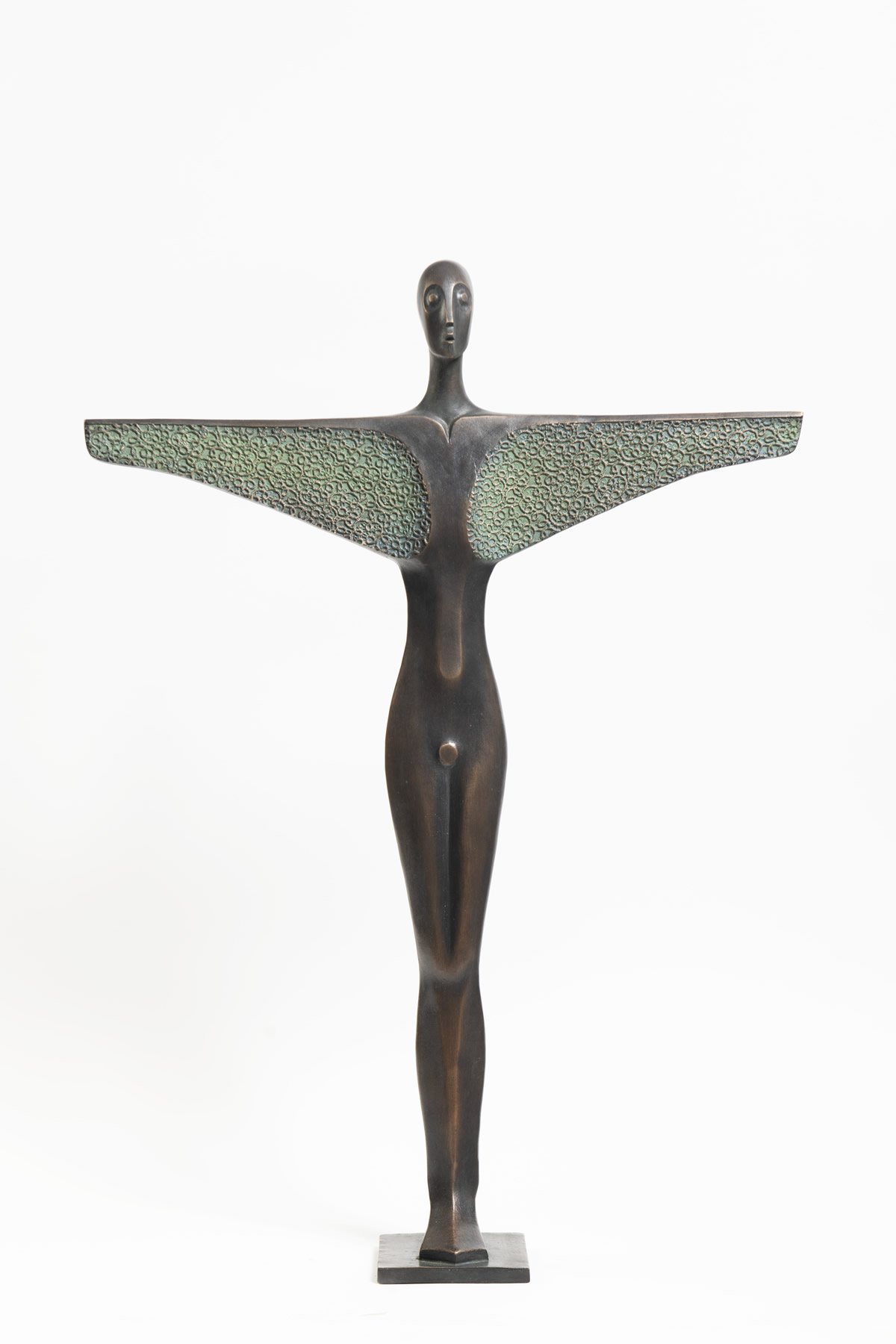 2020, JÁDRO ANDĚLA III,BRONZ, 67 CM, 2020, CORE FROM THE ANGEL III, BRONZE, 67 CM..jpg