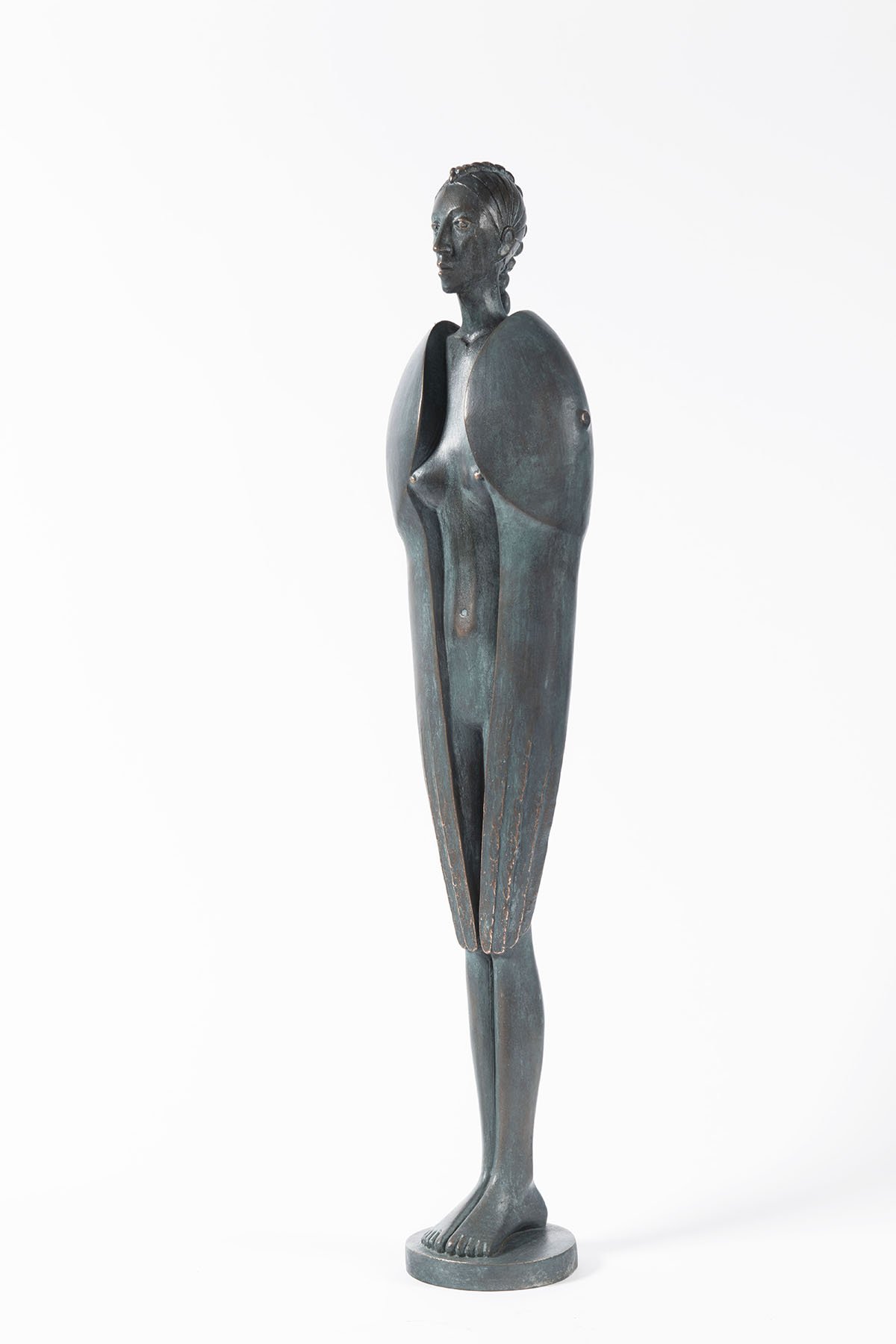 Valkýra II, 69 cm, Bronz, Valkyrie, 69 cm, Bronze