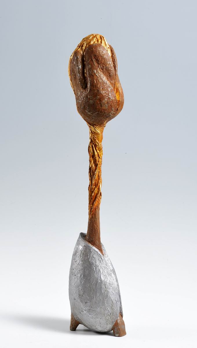 2011,Dívčí květ plodu ,cín, 63 cm