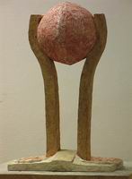 2006,Brána plodu, sádra, 38 cm